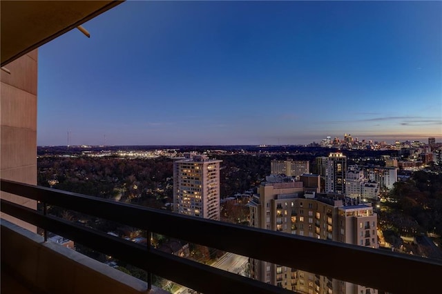 2660 Peachtree Rd NW Unit 23A, Atlanta, GA 30305 - balcony featuring a view of city