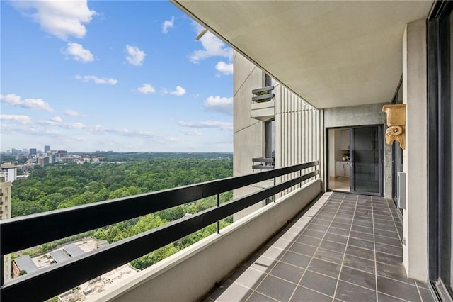 2660 Peachtree Rd NW Unit 23A, Atlanta, GA 30305 - balcony with a city view