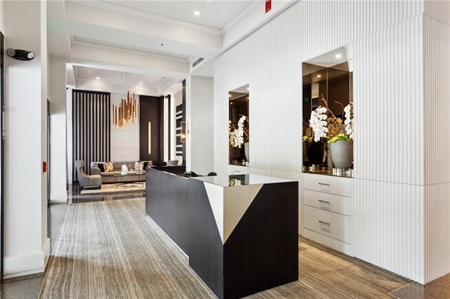 2660 Peachtree Rd NW Unit 23A, Atlanta, GA 30305 - reception with ornamental molding and recessed lighting