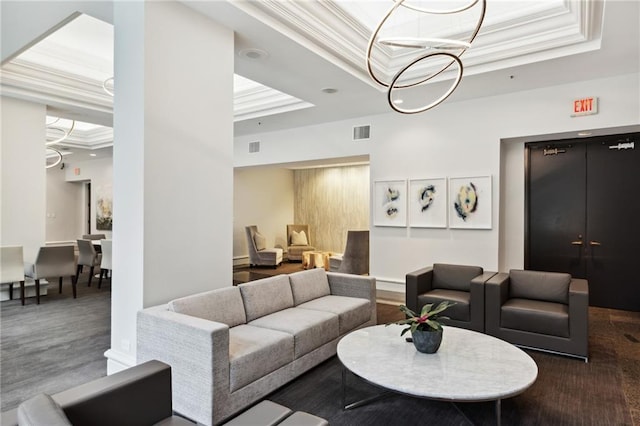 2660 Peachtree Rd NW Unit 23A, Atlanta, GA 30305 - community lobby with ornamental molding