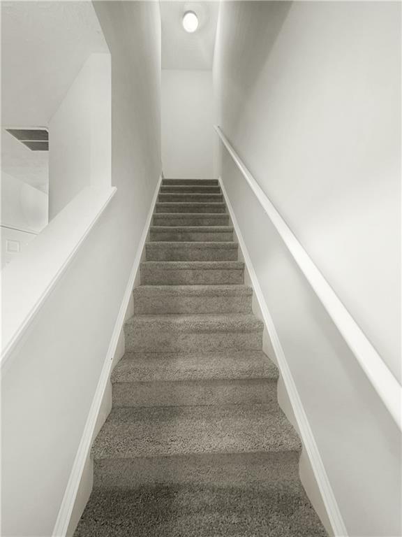 stairs with carpet