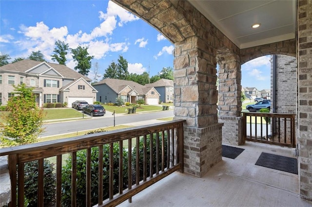 7410 Ansley View Ln, Cumming, GA 30028 - covered porch with a residential view