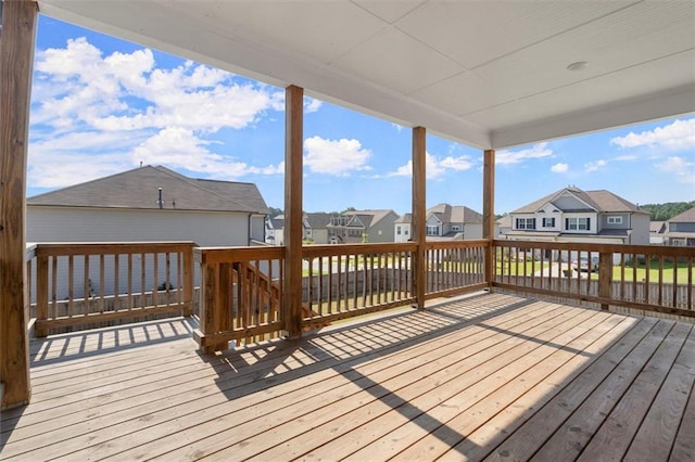 7410 Ansley View Ln, Cumming, GA 30028 - wooden deck featuring a residential view