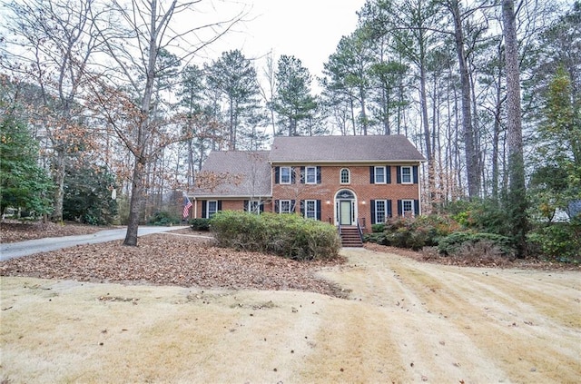 view of colonial-style house