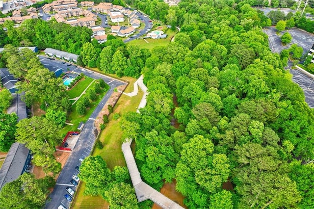 aerial view of property's location