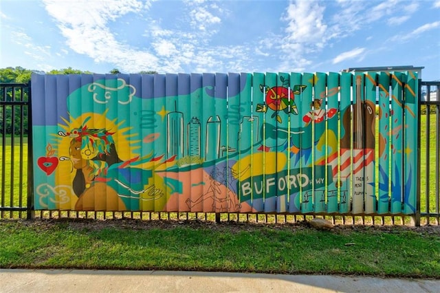 exterior view of fence