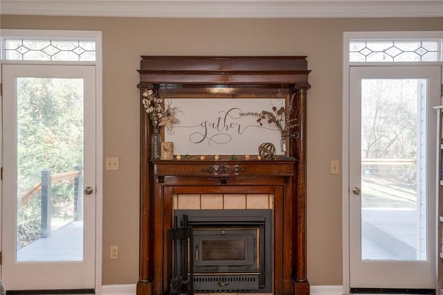 interior details with ornamental molding