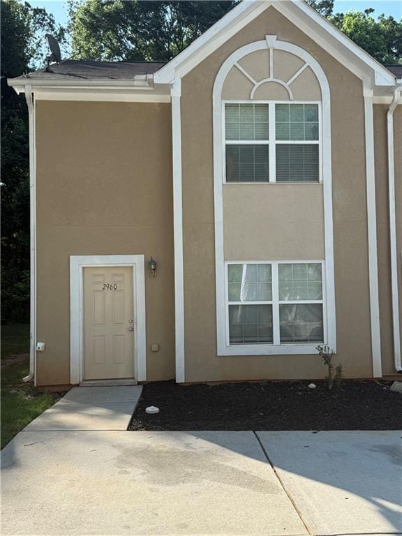 2960 Fields Dr, Lithonia, GA 30038 - entrance to property featuring stucco siding