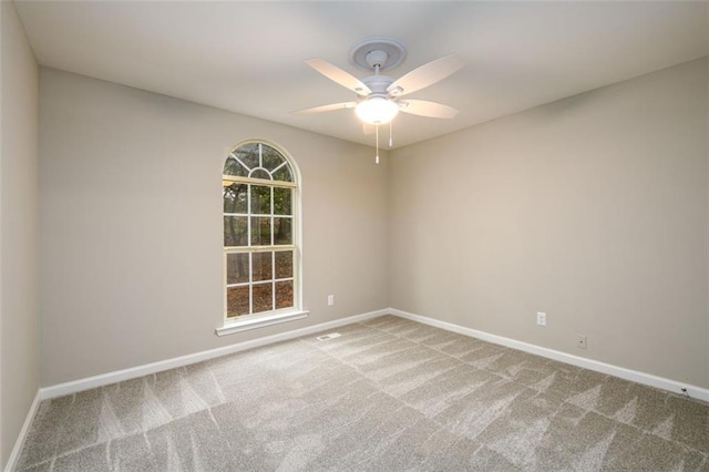 3105 The Trail Rd, Gainesville, GA 30501 - carpeted spare room with baseboards and ceiling fan