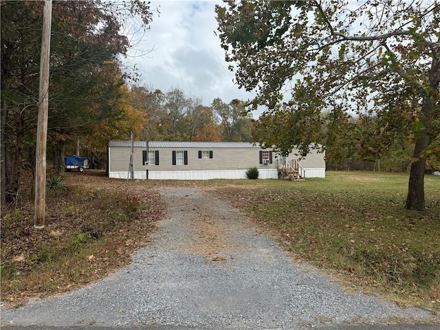 view of manufactured / mobile home