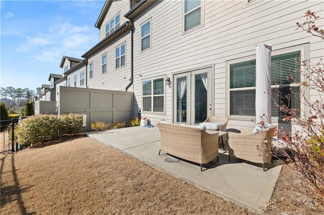 view of patio / terrace with outdoor lounge area