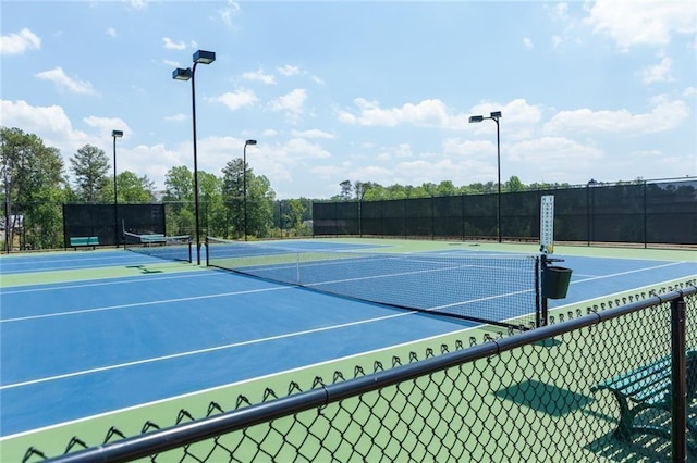 view of sport court