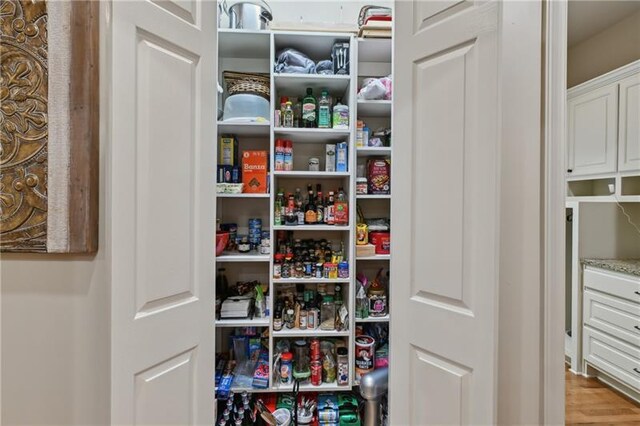 view of pantry