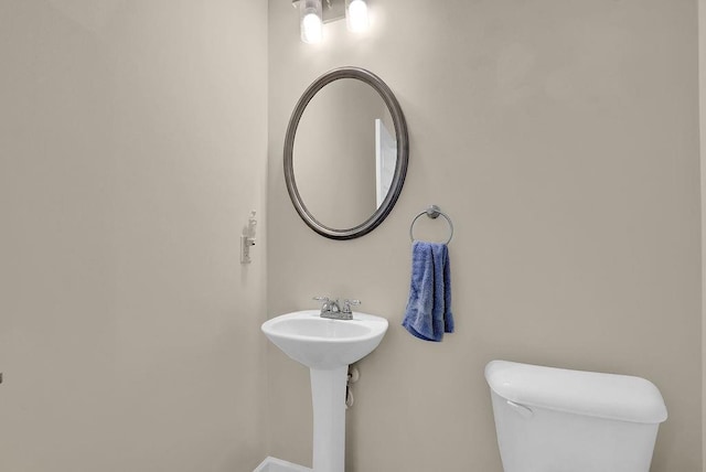 half bath with toilet