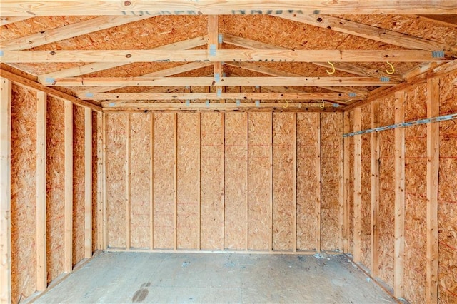 view of storage room