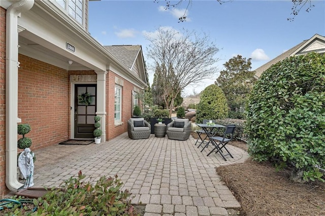 2444 Ballantrae Cir, Cumming, GA 30041 - view of patio featuring outdoor lounge area
