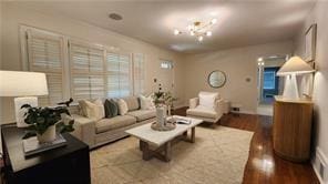 2132 Clairmont Rd, Brookhaven, GA 30033 - living room featuring wood finished floors