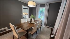 2132 Clairmont Rd, Brookhaven, GA 30033 - dining area featuring baseboards and visible vents