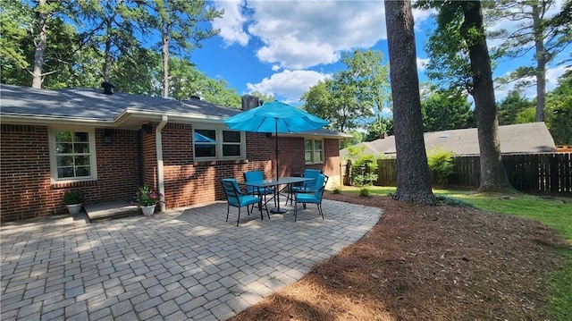 2132 Clairmont Rd, Brookhaven, GA 30033 - view of patio / terrace featuring fence
