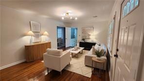 2132 Clairmont Rd, Brookhaven, GA 30033 - bedroom featuring wood finished floors and baseboards
