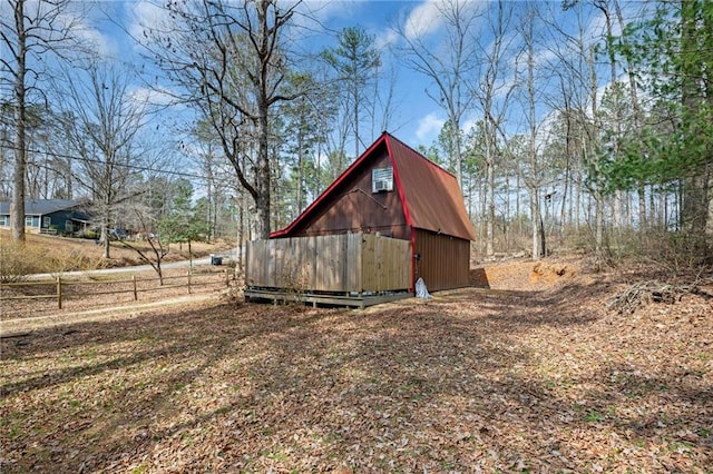 view of outbuilding featuring an outdoor structure