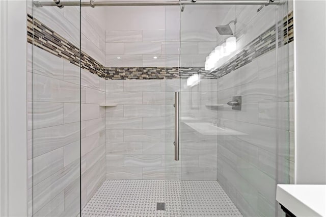 304 Old Cove Rd N, Jasper, GA 30143 - bathroom with a stall shower and vanity