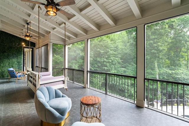 1430 N Harris Rdg, Atlanta, GA 30327 - sunroom featuring ceiling fan and plenty of natural light