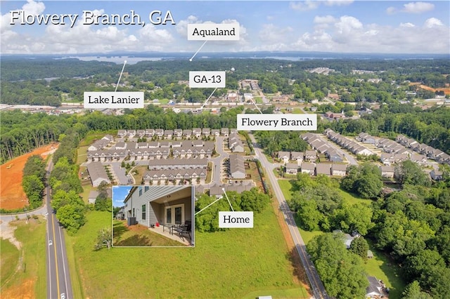 5615 Parkview Ln, Flowery Branch, GA 30542 - aerial view of residential area