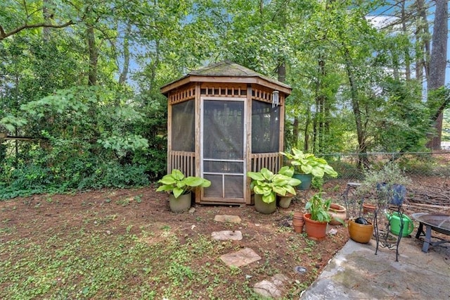 view of outbuilding