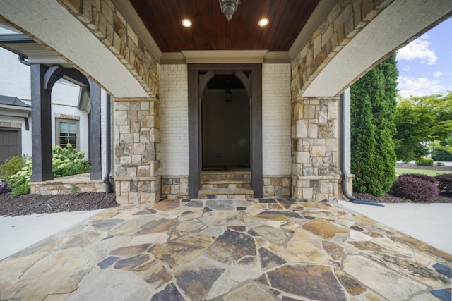 10150 Cedar Ridge Dr, Milton, GA 30004 - property entrance featuring stone siding and brick siding