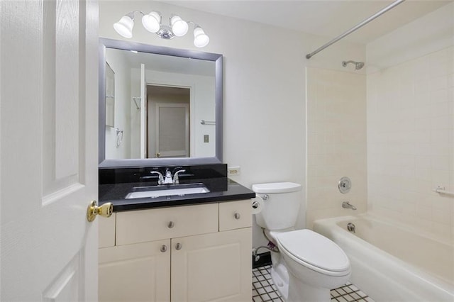 1501 Clairmont Rd Unit 1027, Decatur, GA 30033 - full bathroom featuring vanity, bathtub / shower combination, and toilet