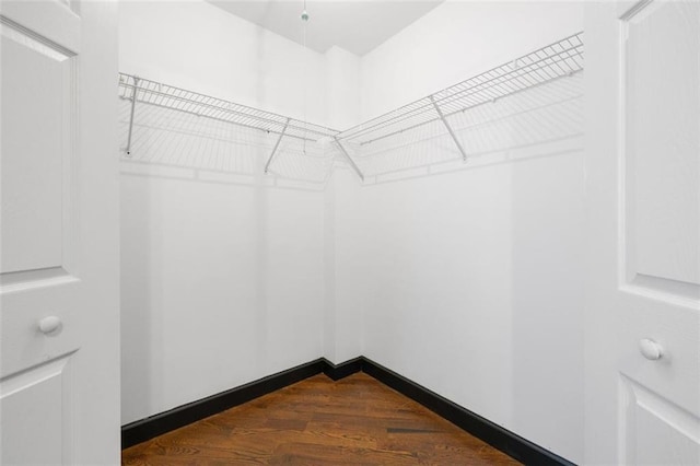 1501 Clairmont Rd Unit 1027, Decatur, GA 30033 - walk in closet featuring dark wood-style floors