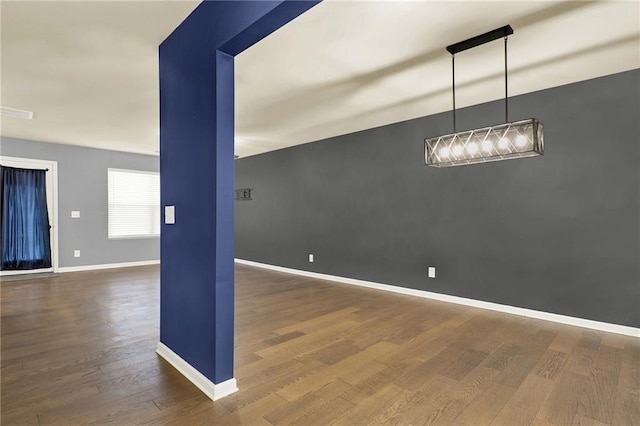 interior space featuring hardwood / wood-style flooring