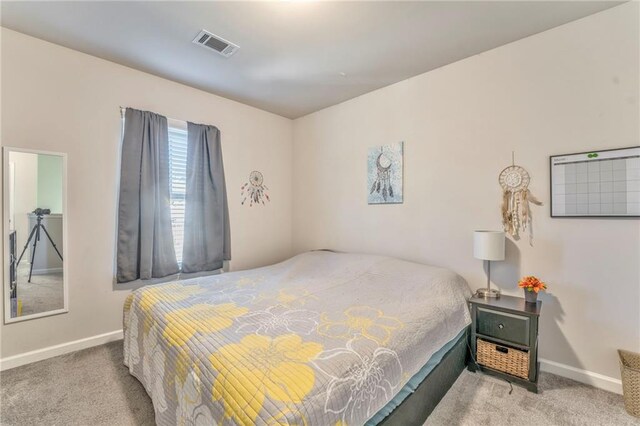 bedroom with carpet flooring