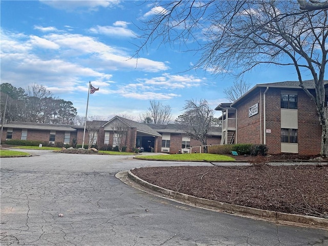 view of road with curbs