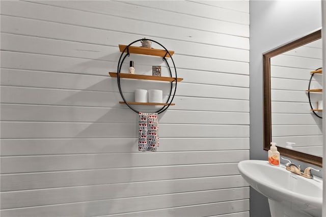 bathroom with a sink