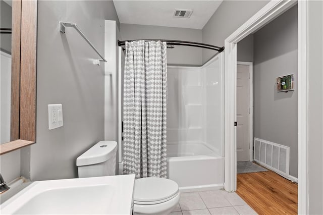 2680 Pine Tree Rd NE Unit 2, Atlanta, GA 30324 - full bath featuring shower / bath combination with curtain, tile patterned flooring, and vanity