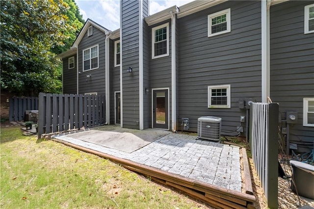 2680 Pine Tree Rd NE Unit 2, Atlanta, GA 30324 - back of property with a patio and a chimney