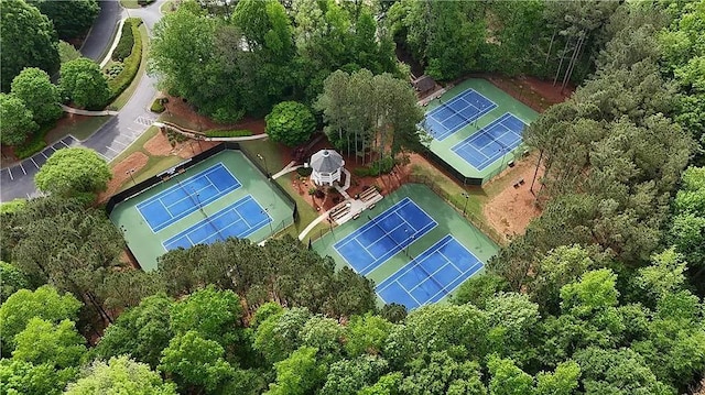 1045 River Pt, Suwanee, GA 30024 - drone / aerial view