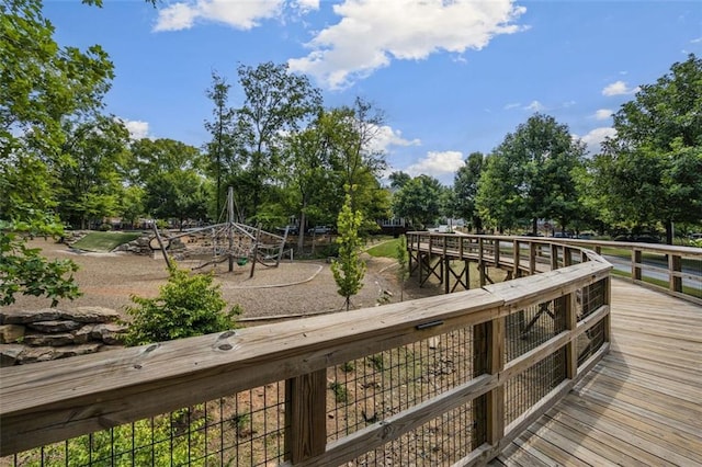 view of deck