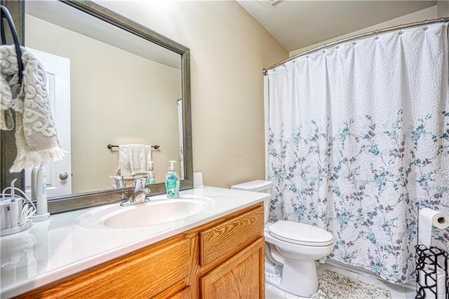 3068 Cedar Glade Ln, Buford, GA 30519 - bathroom featuring vanity and toilet