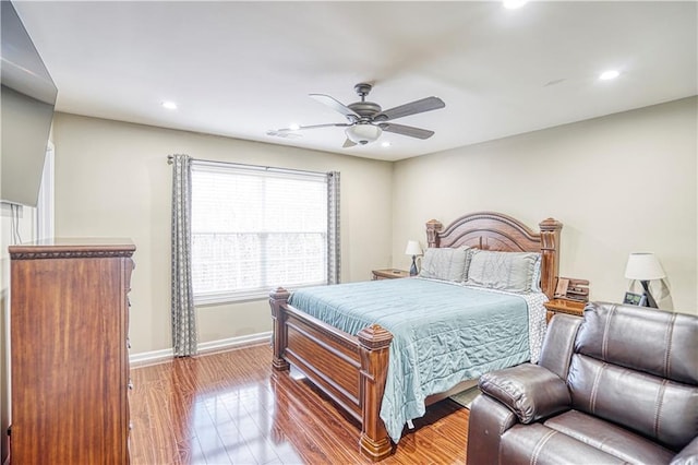 3068 Cedar Glade Ln, Buford, GA 30519 - bedroom featuring ceiling fan and light hardwood / wood-style floors
