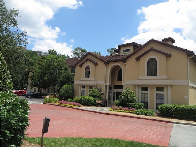 view of mediterranean / spanish house