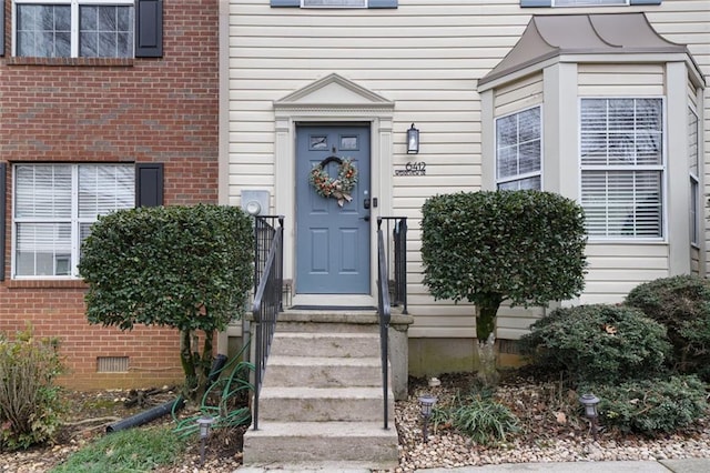 view of entrance to property