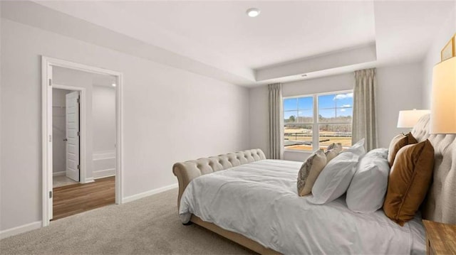 321 Sound Cir, Stockbridge, GA 30281 - bedroom with carpet floors and a raised ceiling
