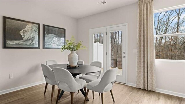 321 Sound Cir, Stockbridge, GA 30281 - dining room featuring healthy amount of natural light and wood finished floors