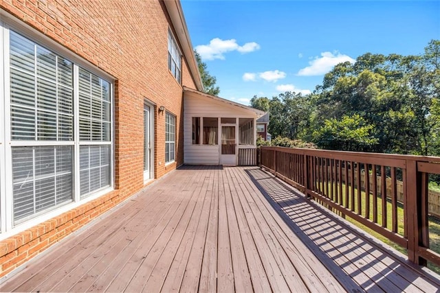 view of deck