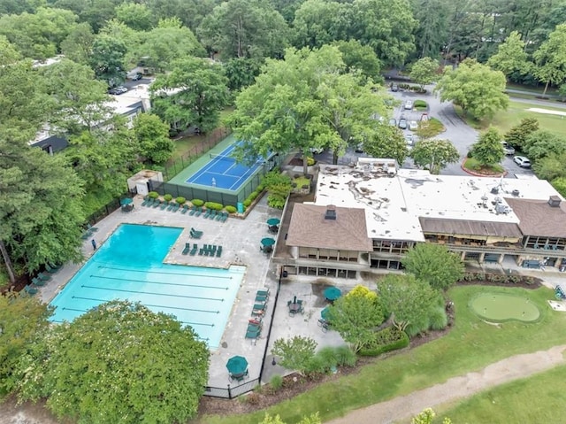 30 Chaumont Sq NW, Atlanta, GA 30327 - bird's eye view of a pool