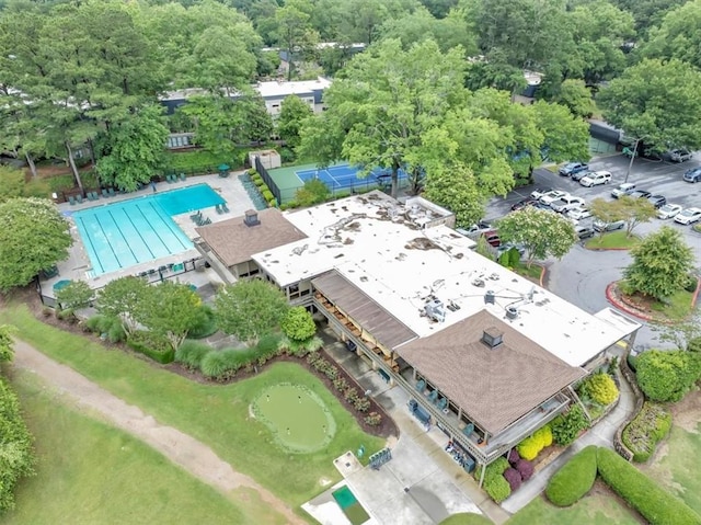 30 Chaumont Sq NW, Atlanta, GA 30327 - drone / aerial view of a pool area