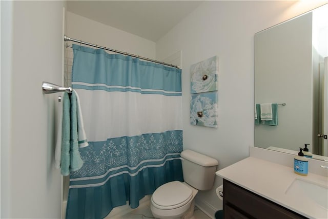 3195 Bartee Walk, Suwanee, GA 30024 - full bath with toilet, vanity, and a shower with curtain